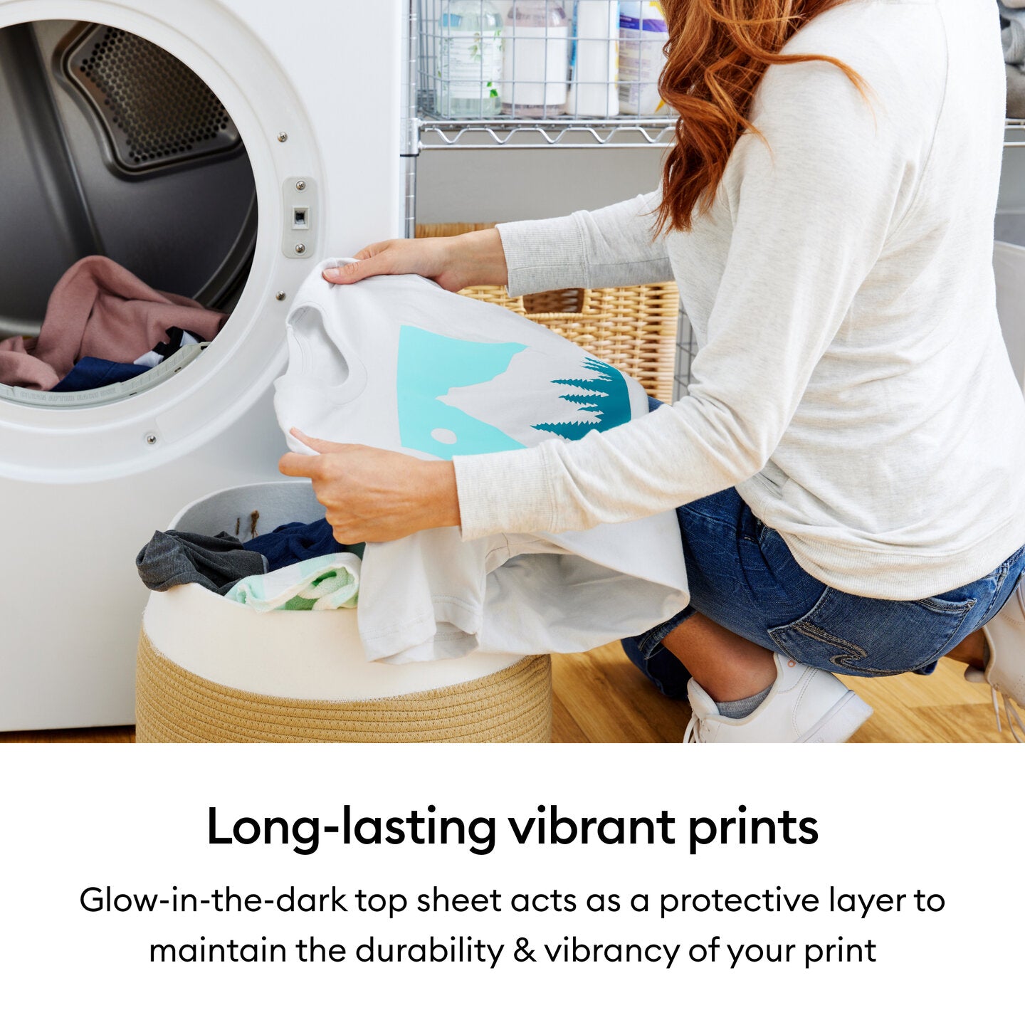 Cricut® Printable Iron-On Glow in the Dark Kit – 8.5 in x 11 in (4 ct)