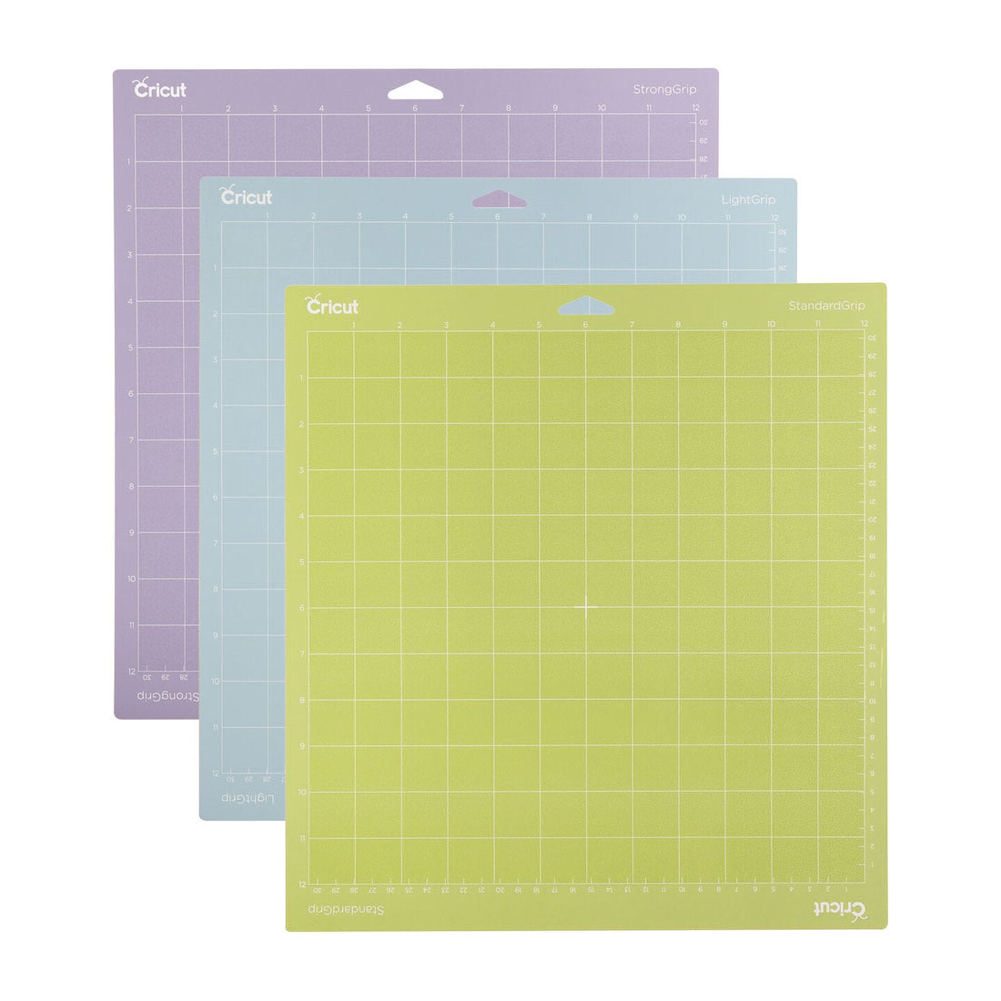 Paquete Variado de Tapetes de Corte Cricut® 30,5 × 30,5 cm – 3 unidades