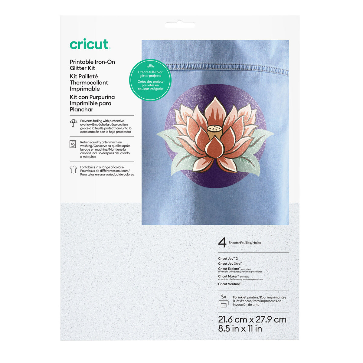 Kit de Material Termoadhesivo Imprimible Escarchado Cricut®