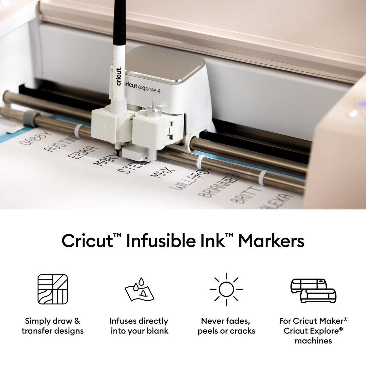 Marcadores Infusible Ink™ Cricut®, 1,0 mm, set completo (30 unidades)