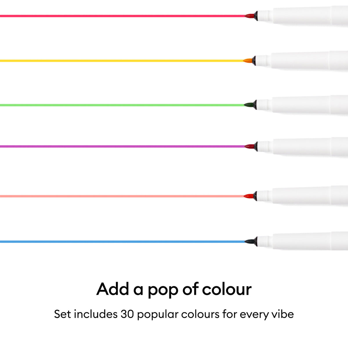Marcadores Infusible Ink™ Cricut®, 1,0 mm, set completo (30 unidades)