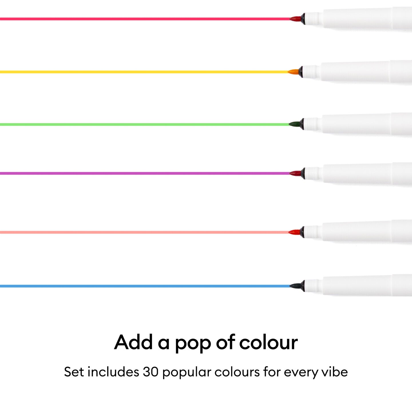 Marcadores Infusible Ink™ Cricut®, 1,0 mm, set completo (30 unidades)