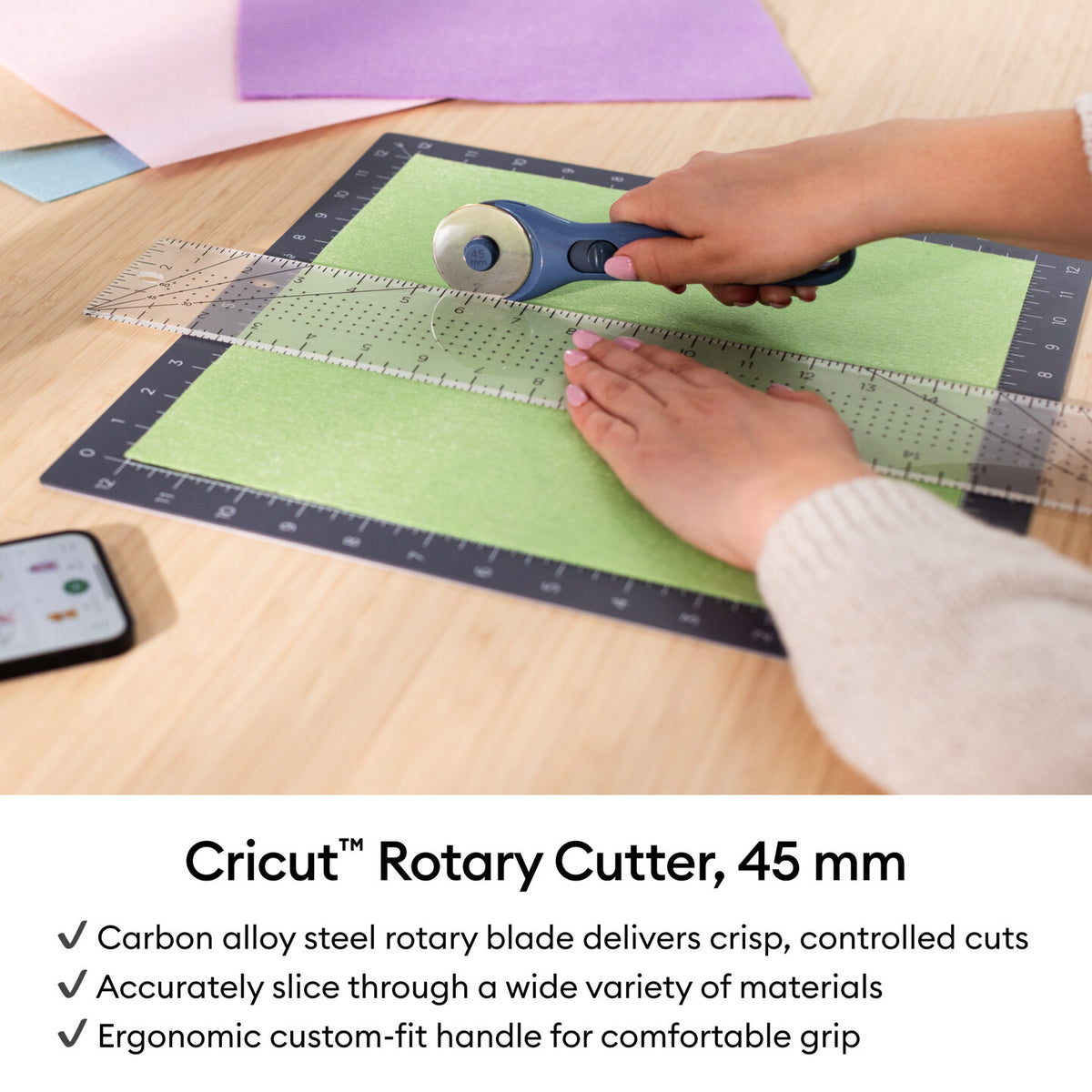 Cortador giratorio Cricut®, 45 mm, azul