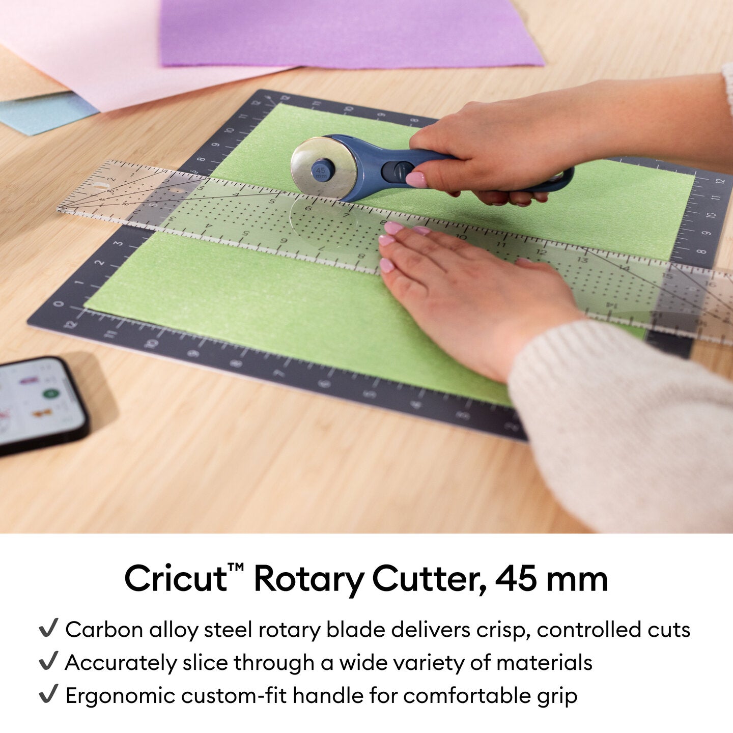 Cortador giratorio Cricut®, 45 mm, azul