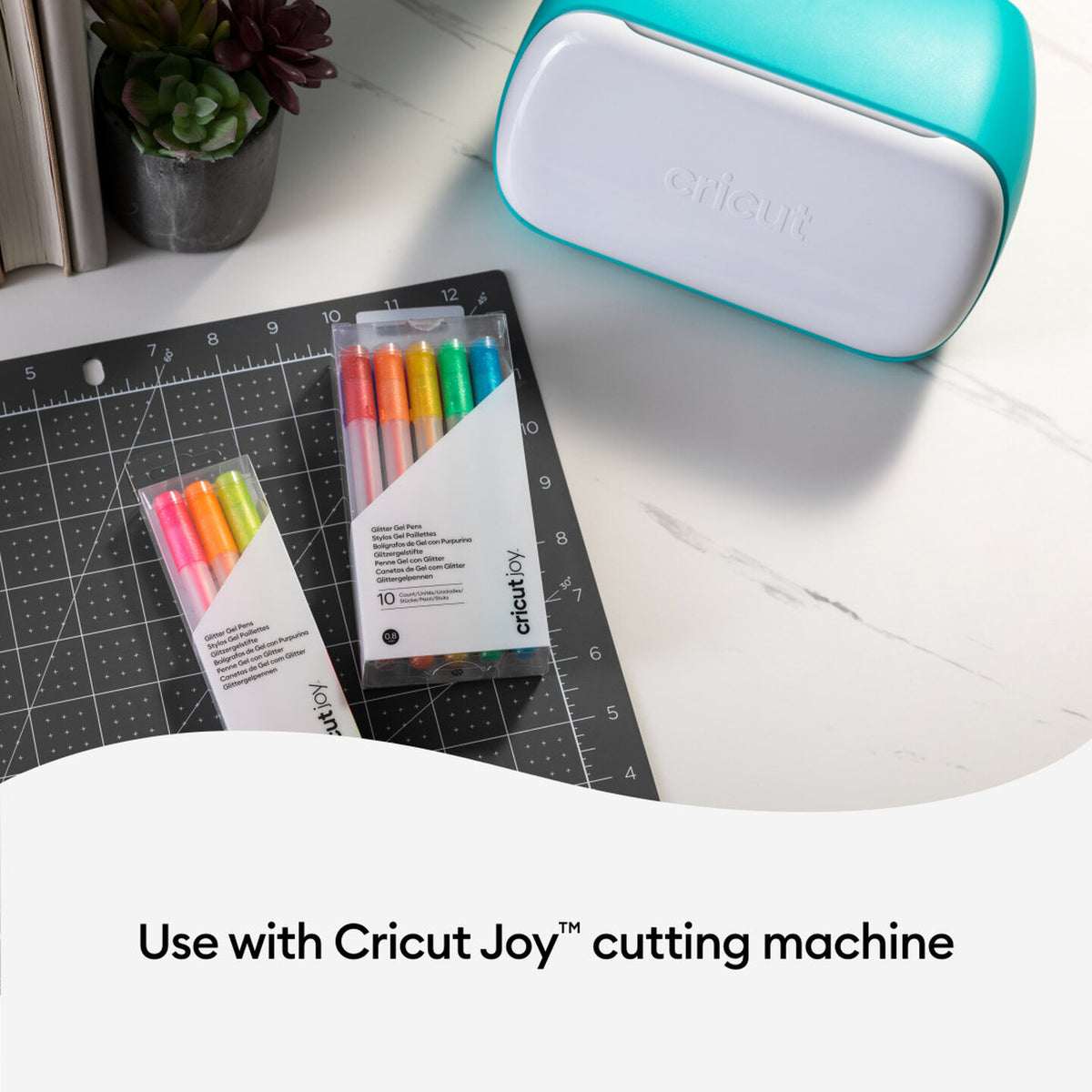 Cricut Joy™ Glitter Gel Pens 0.8 mm, Neon (3 ct)