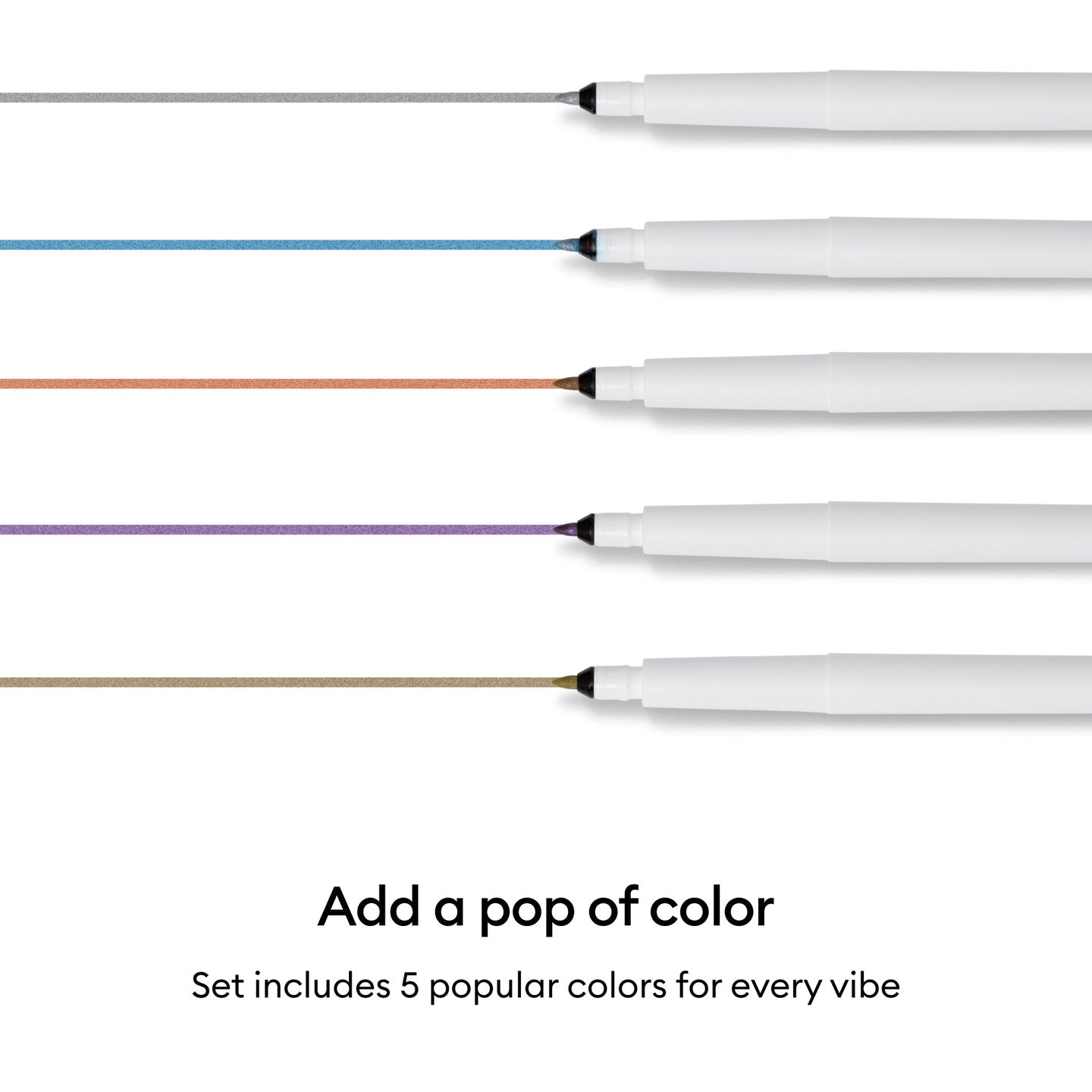 Metallic Pen Set, 1.0 mm (5 ct)