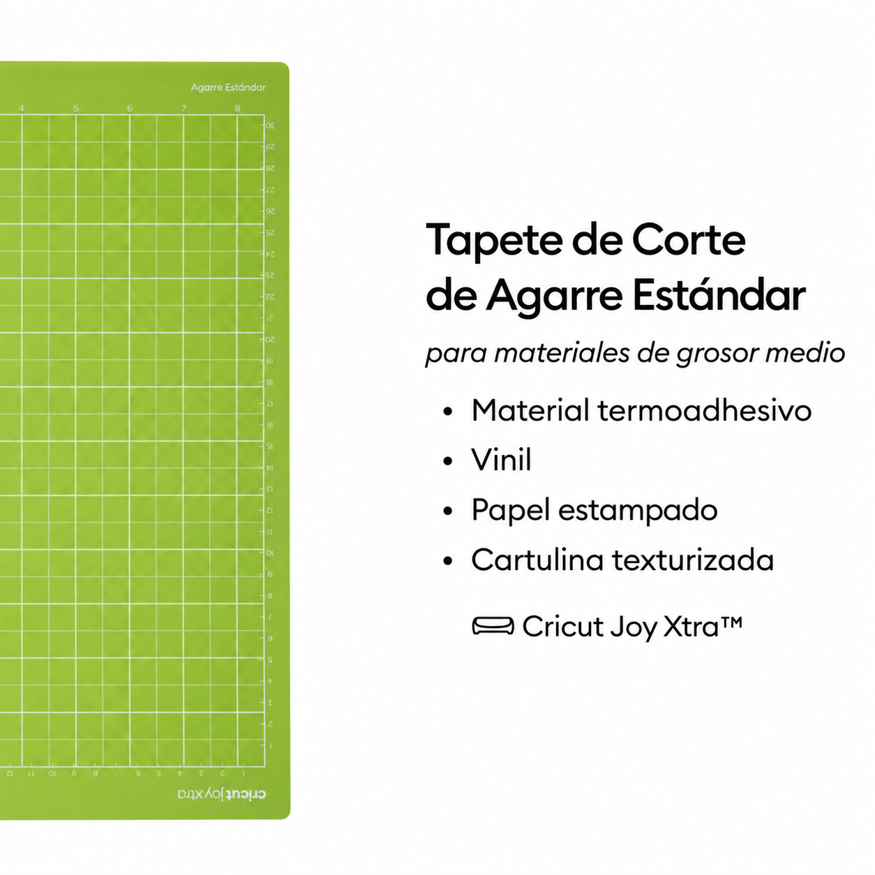 Tapete de Corte de Agarre Estándar Cricut Joy Xtra™ 21,6 × 30,5 cm