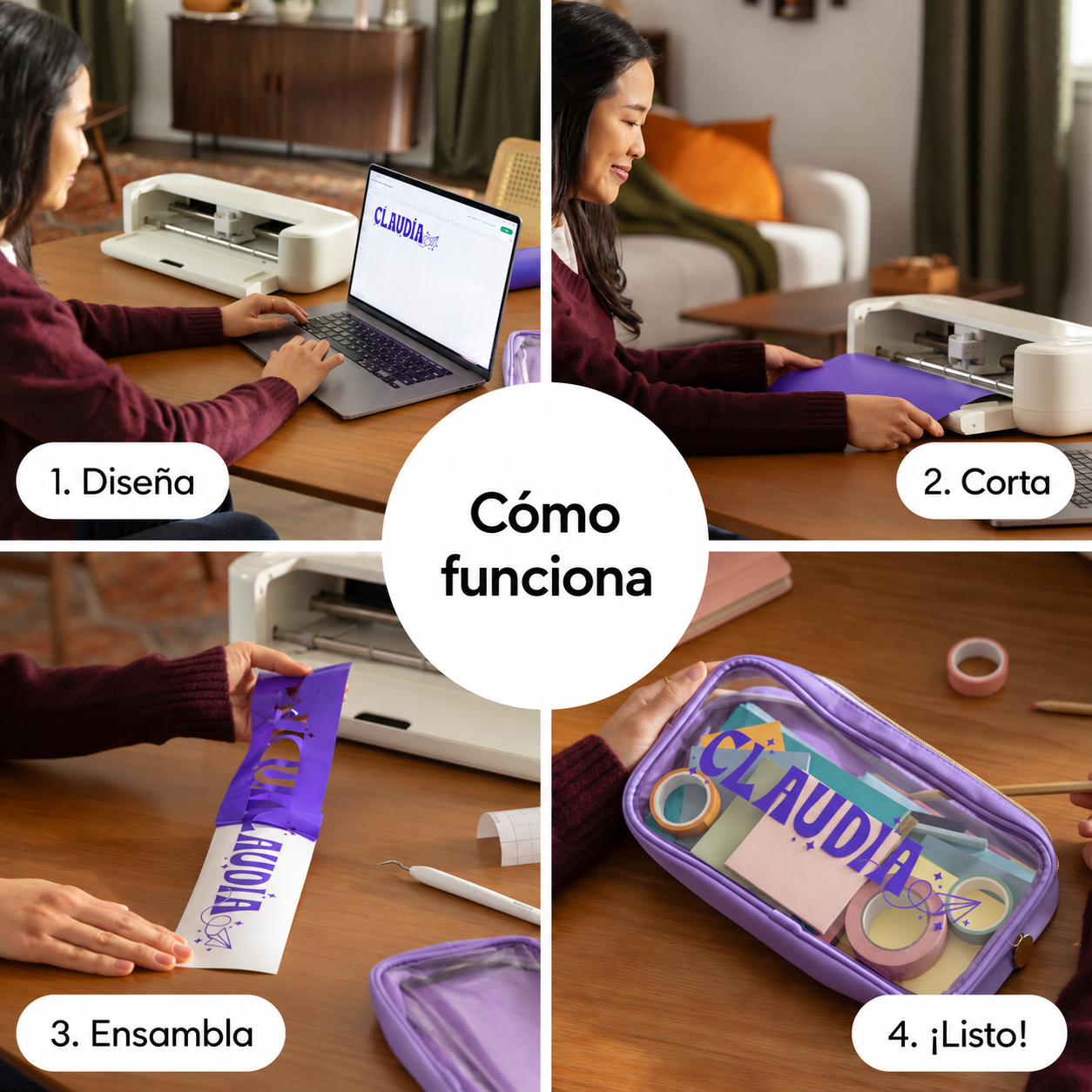 Plotter de Corte Cricut Explore 5 Essential Bundle – Kit de Herramientas y Materiales