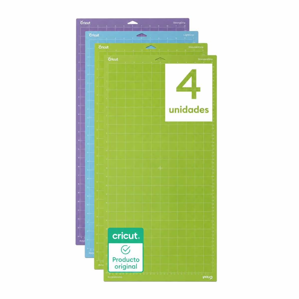 Cricut Machine Mat Variety Pack – 12 × 24 pulgadas (4 unidades)