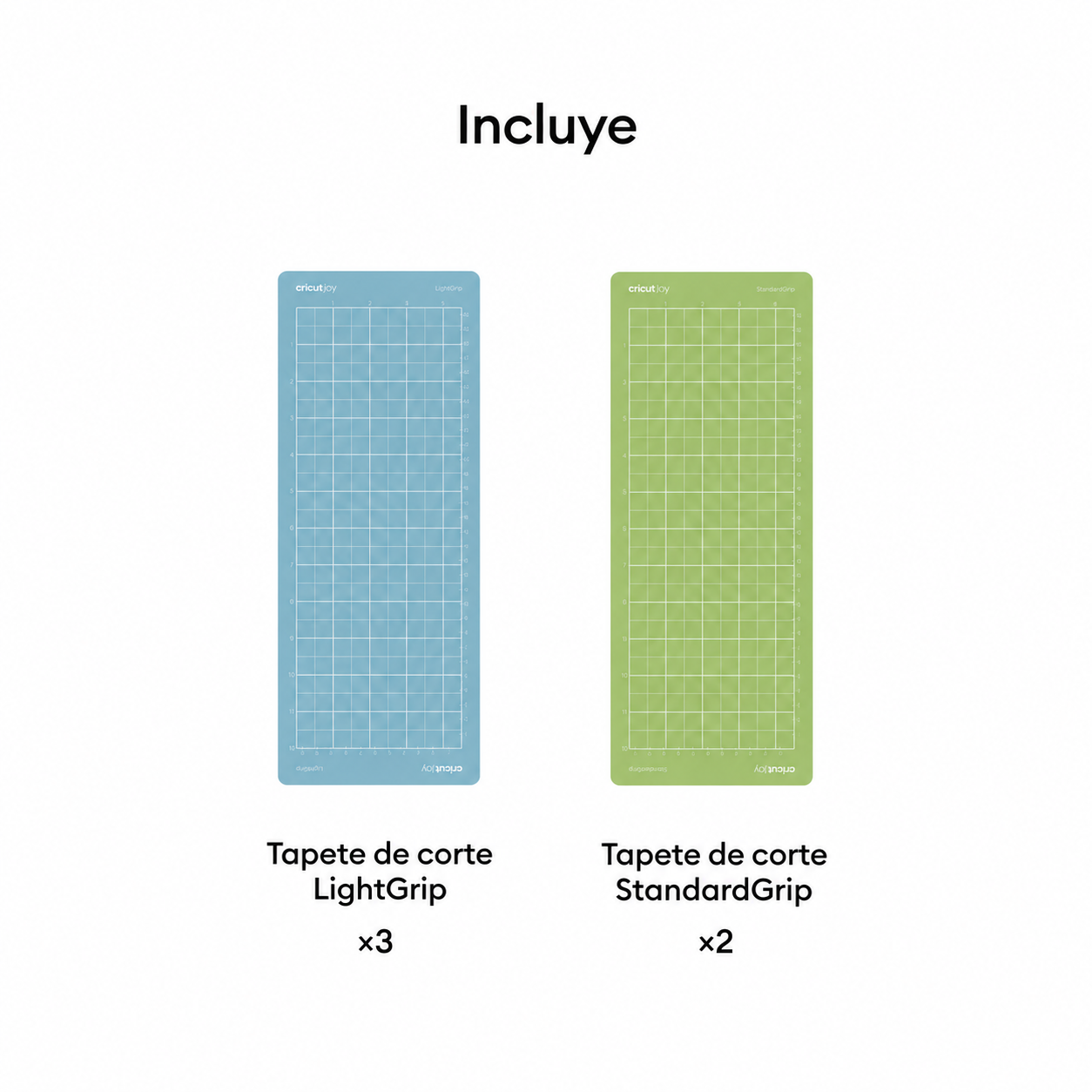 Set de tapetes adherencia estándar Cricut Joy 4.5"x12"  (5 unidades)