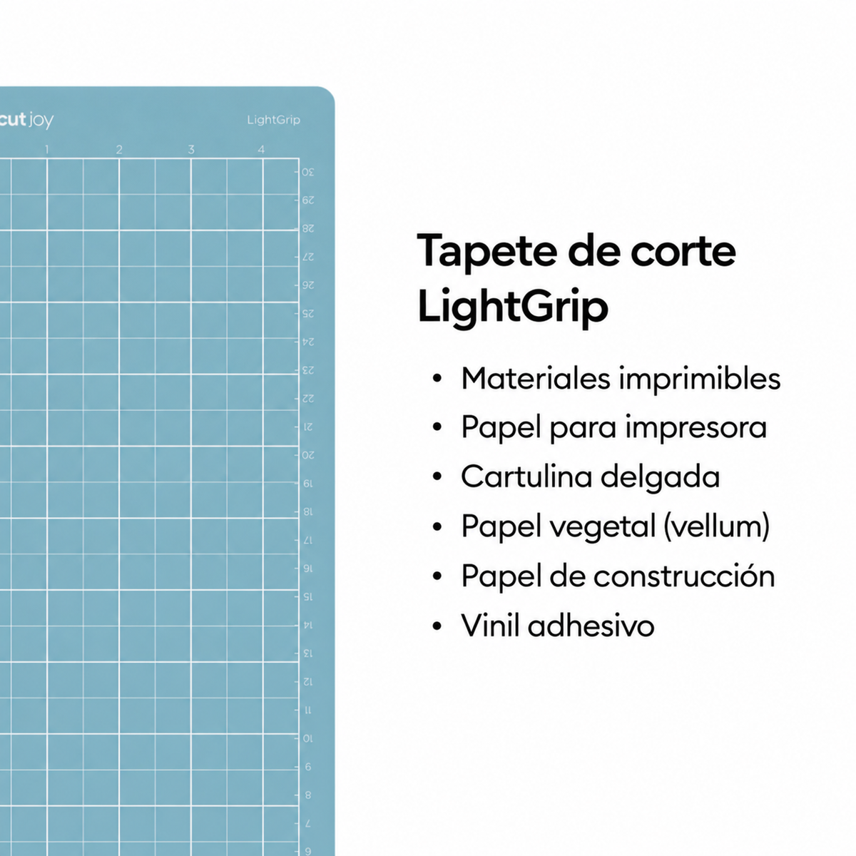 Set de tapetes adherencia estándar Cricut Joy 4.5"x12"  (5 unidades)