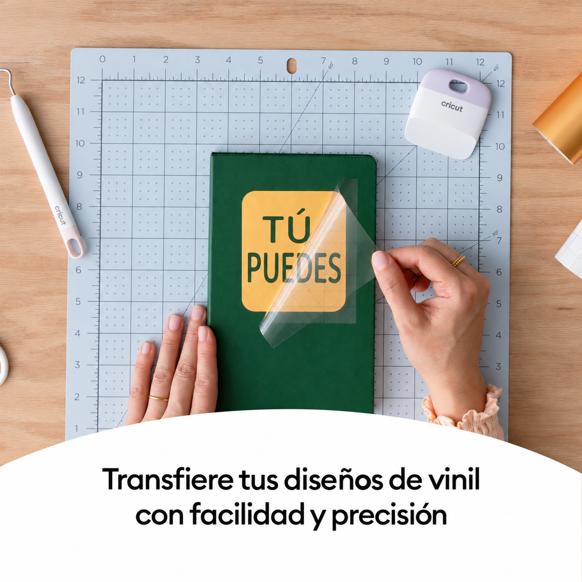 Cinta de Transferencia Cricut Value – 75 Hojas de 30,5 × 30,5 cm