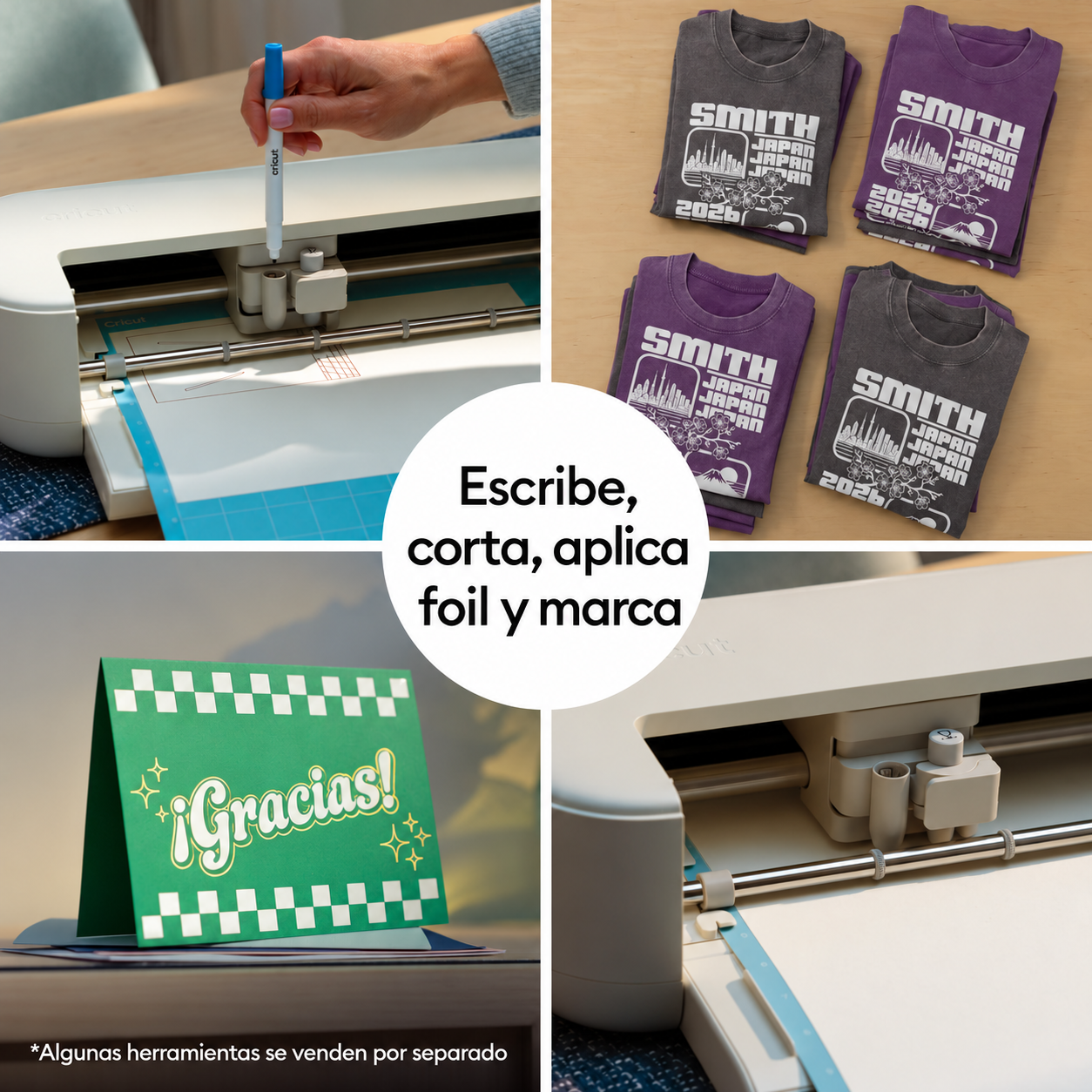 Plotter de Corte Cricut Explore 5 Essential Bundle – Kit de Herramientas y Materiales