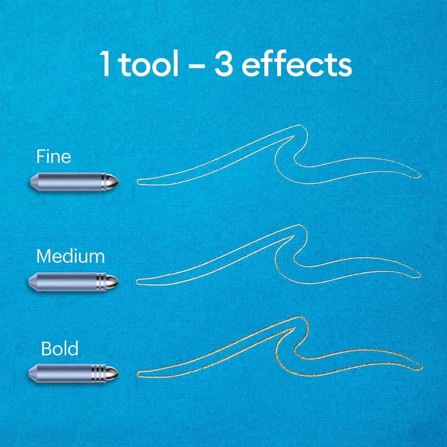 Kit de Transferencia de Foil Cricut® con 3 Puntas