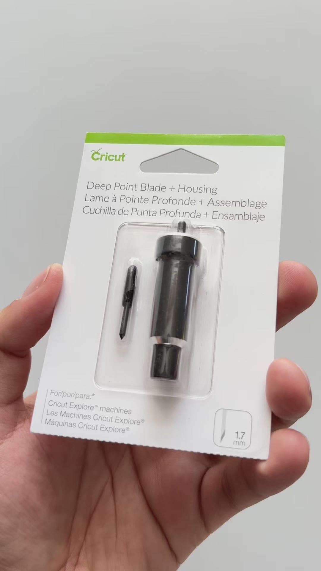 Cuchilla de Corte Profundo Cricut® con Carcasa