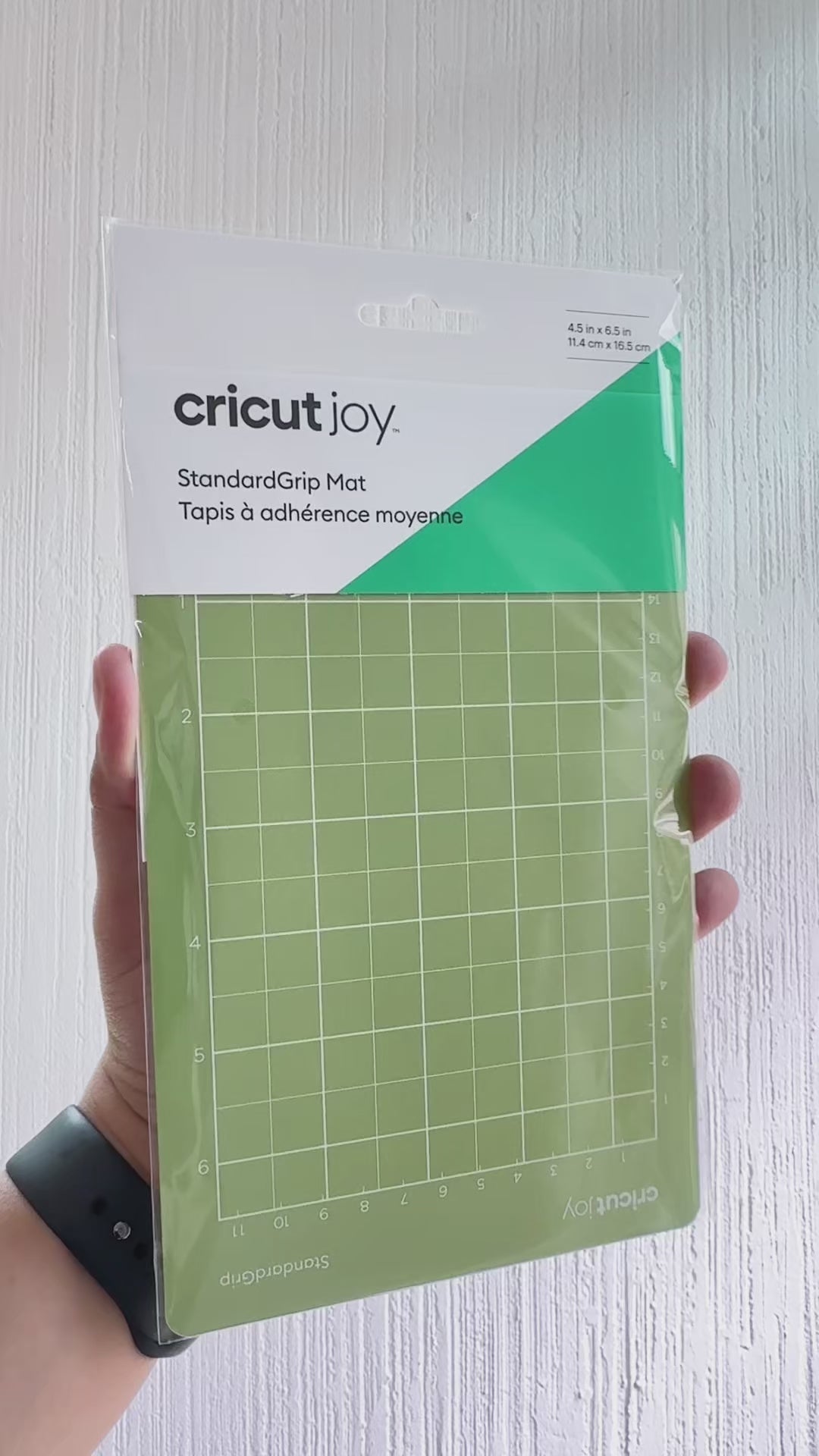 Tapete de Corte de Adherencia Estándar Cricut Joy™ 11,4 × 16,5 cm